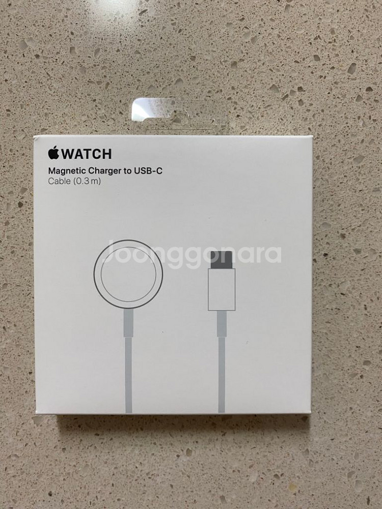 정품 애플워치 마그네틱 충전기 USB-C 0.3m--0