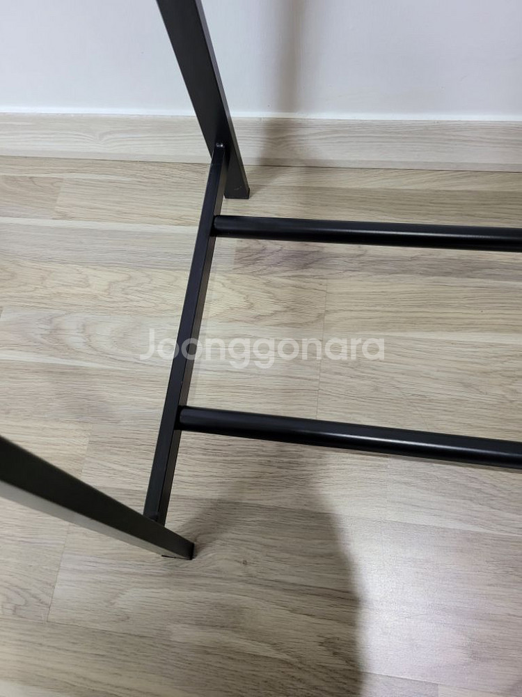 철제 디자인 행거 블랙컬러--4