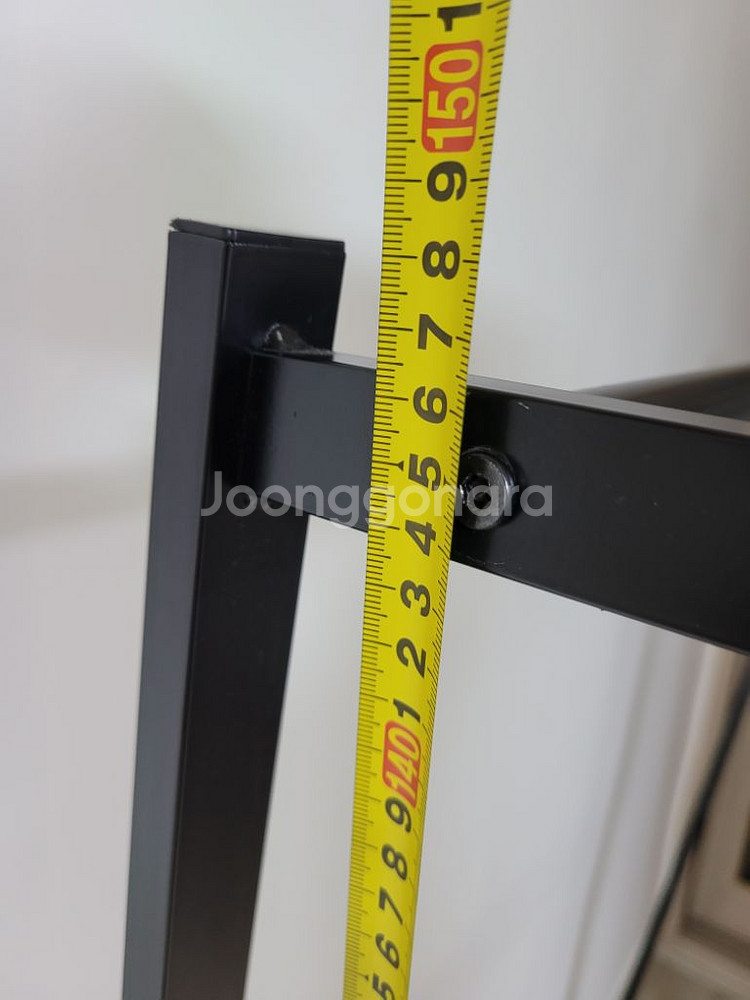 철제 디자인 행거 블랙컬러--9