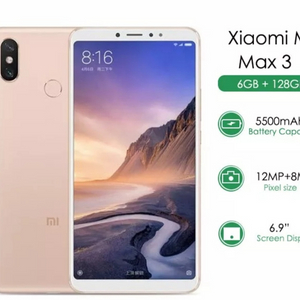 Xiaomi MI MAX3 RAM6GB+ROM128GB