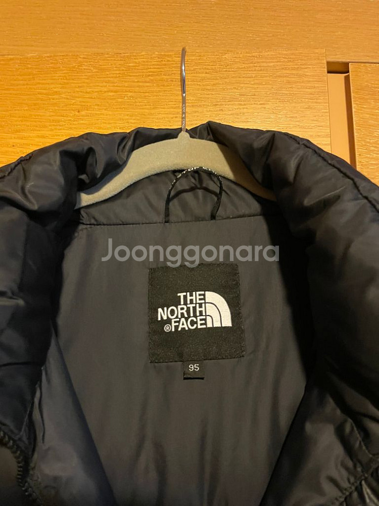노스페이스 눕시 패딩 올블랙 700필--4