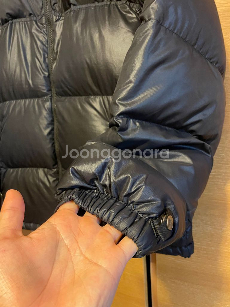 노스페이스 눕시 패딩 올블랙 700필--6