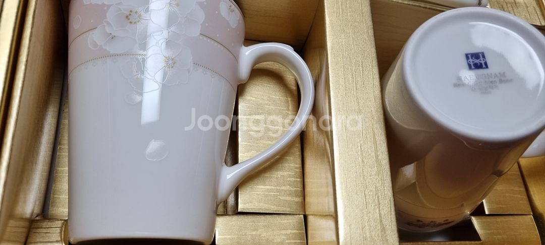 청와대 머그컵 2P+긴 스푼 세트 새상품--3