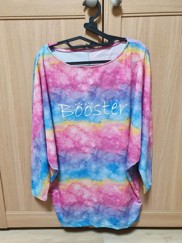 부스터 여성 상의 래쉬가드(가오리핏)--0