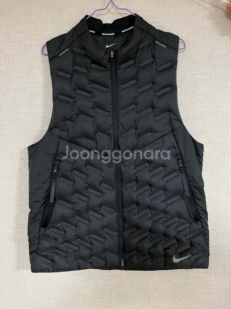 나이키 남성 써마핏 ADV 리펠 다운 러닝복 조끼 패딩--0