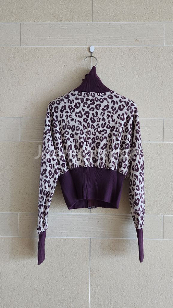 레오파드 기모 집업 S--1