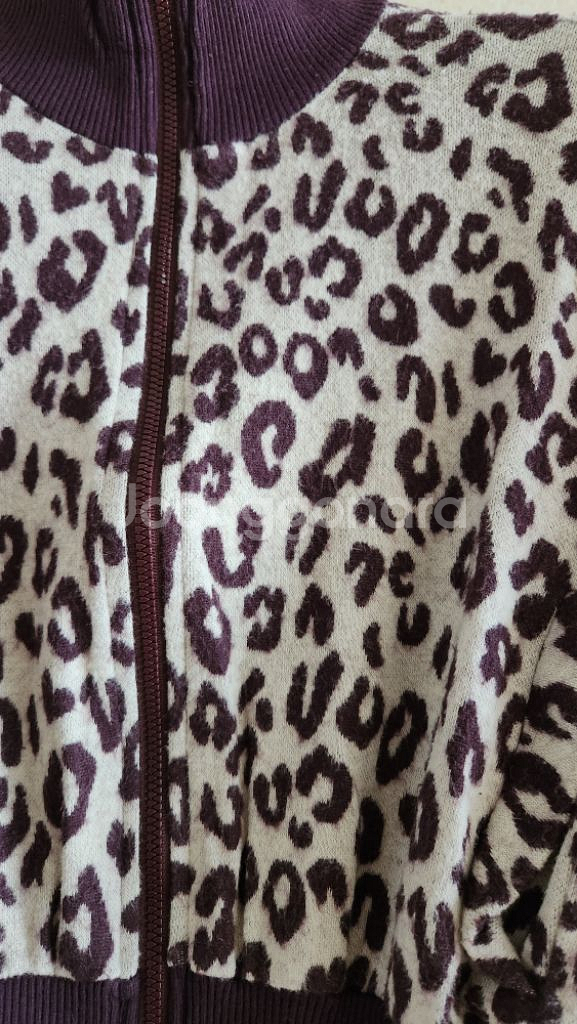 레오파드 기모 집업 S--2