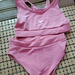 여성 수영복 핑크 세트
