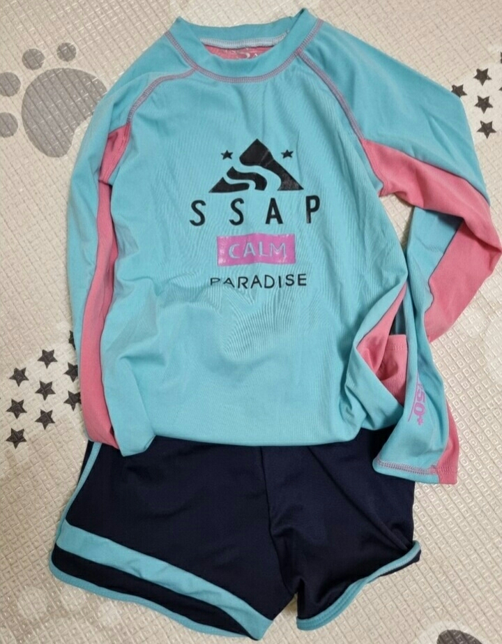 크림 여성 래쉬가드 95--0