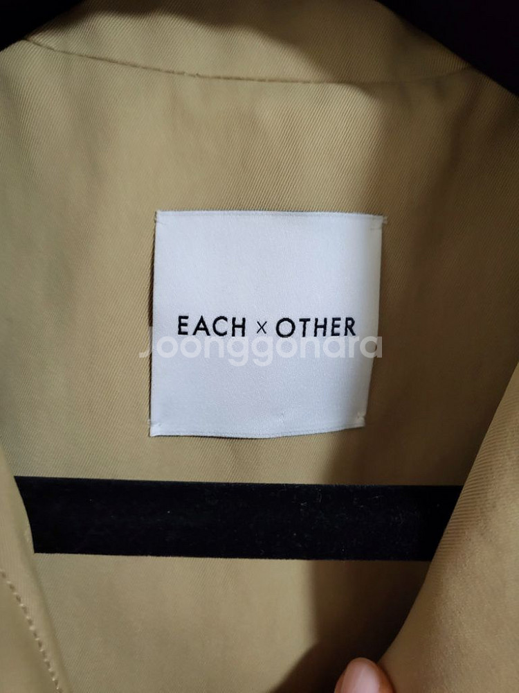 이치아더 each other 오버 트렌치 코트--3