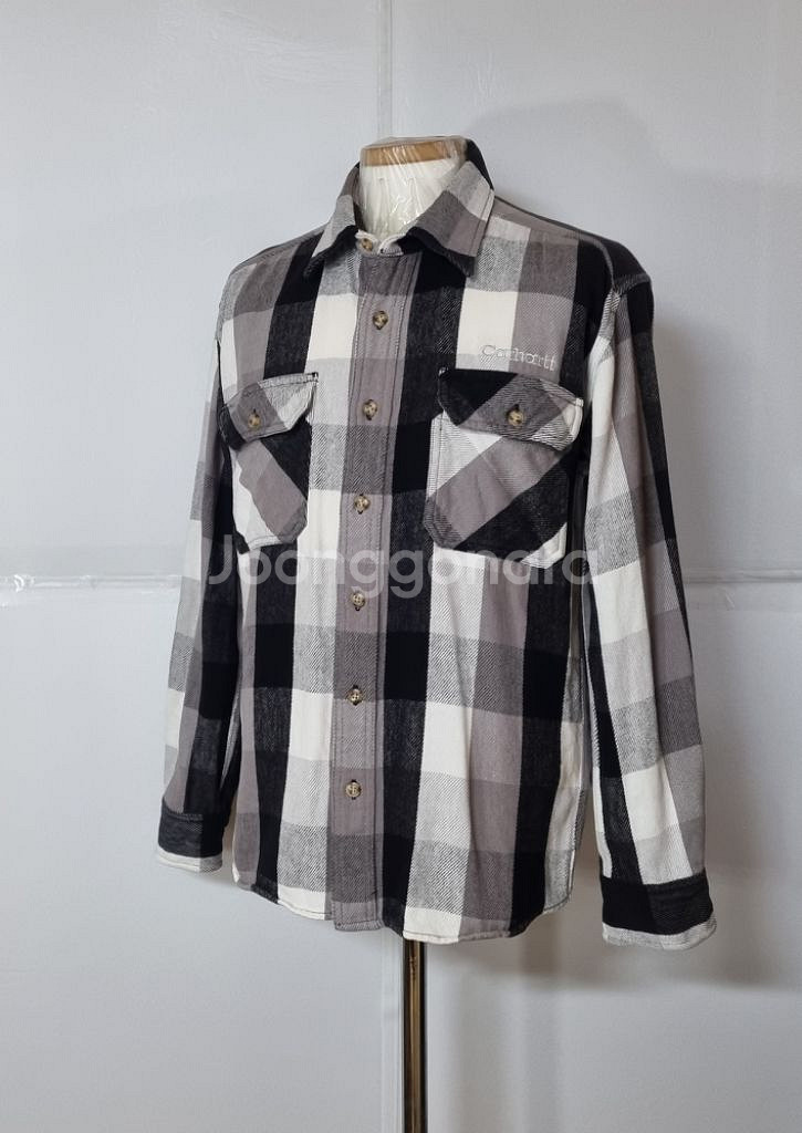 95)칼하트CARHARTT 코튼체크셔츠셔츠남방--1