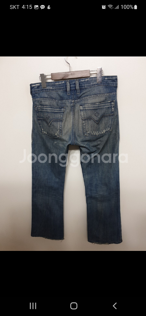 (30)디젤 부츠컷 청바지 연청 자탄 데님팬츠 이태리판--6