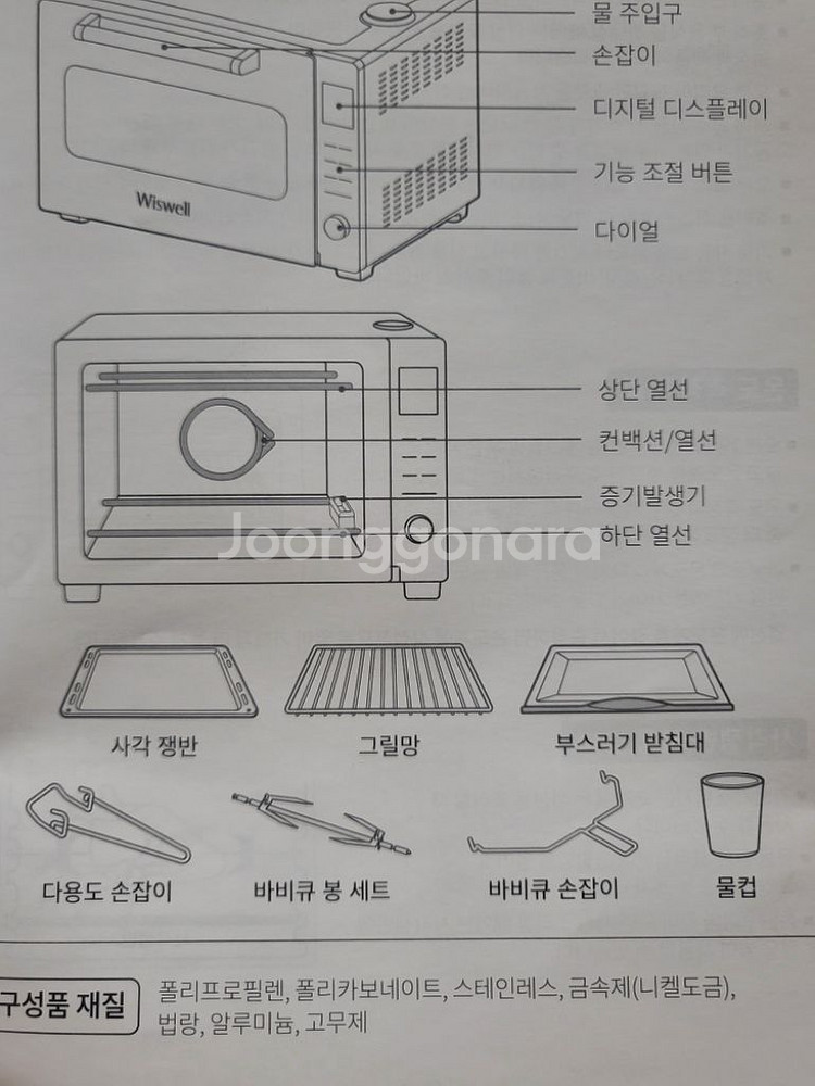 위즈웰 인헨스오븐 WOP100--2