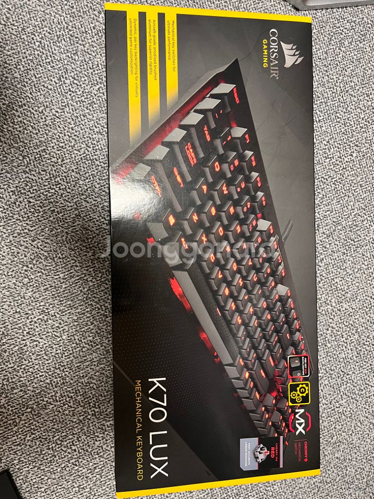 커세어 k70 lux 적축 풀박스, 키캡 풀박스 팝니다--0