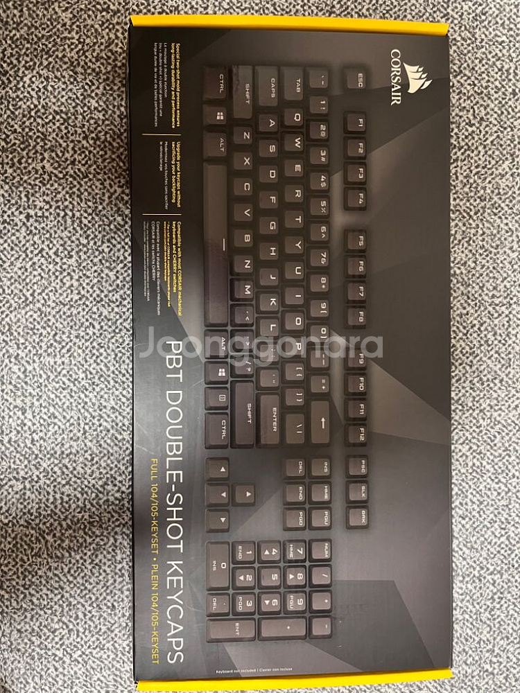 커세어 k70 lux 적축 풀박스, 키캡 풀박스 팝니다--3