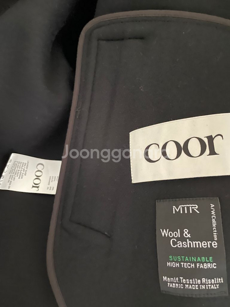 쿠어 mtr 핸드메이드 플리츠 자켓--3