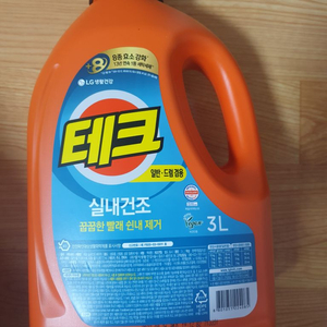 테크 실내건조 3L 액체 세제