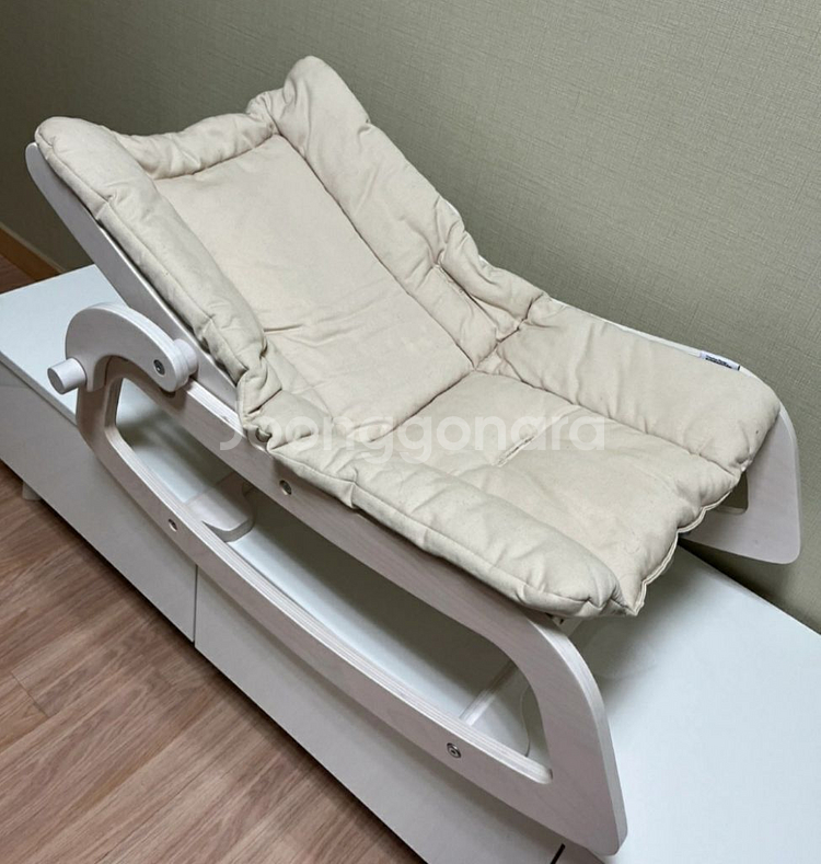 세이지폴 원목 화이트 바운서--0