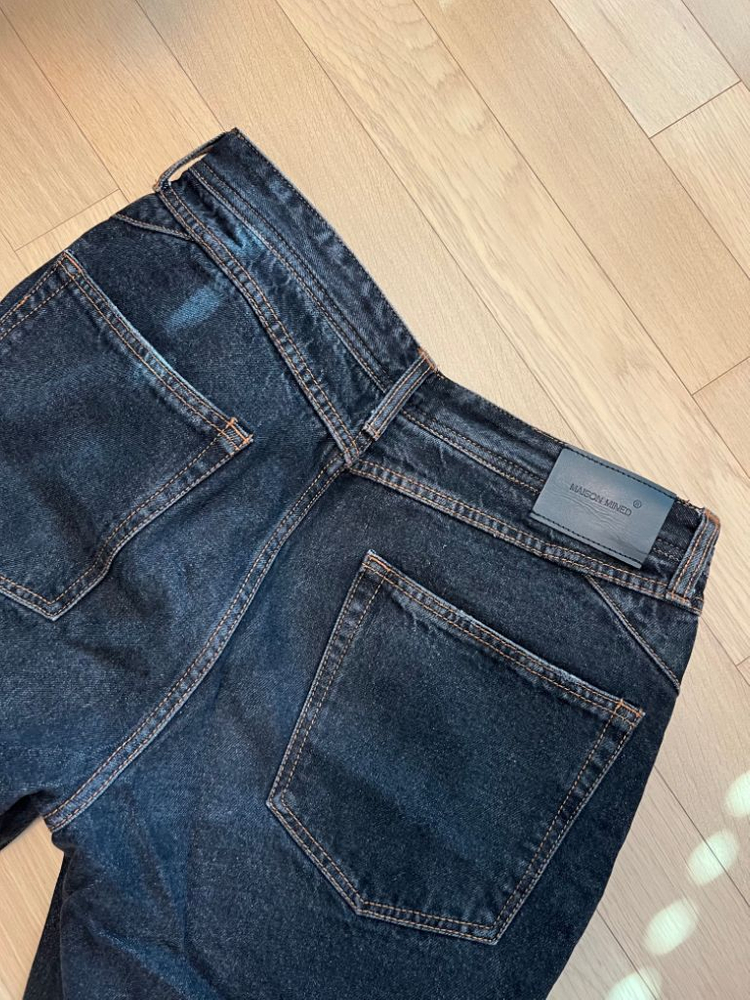 메종미네드 (Maison Mined) 일자 데님 청바지--2