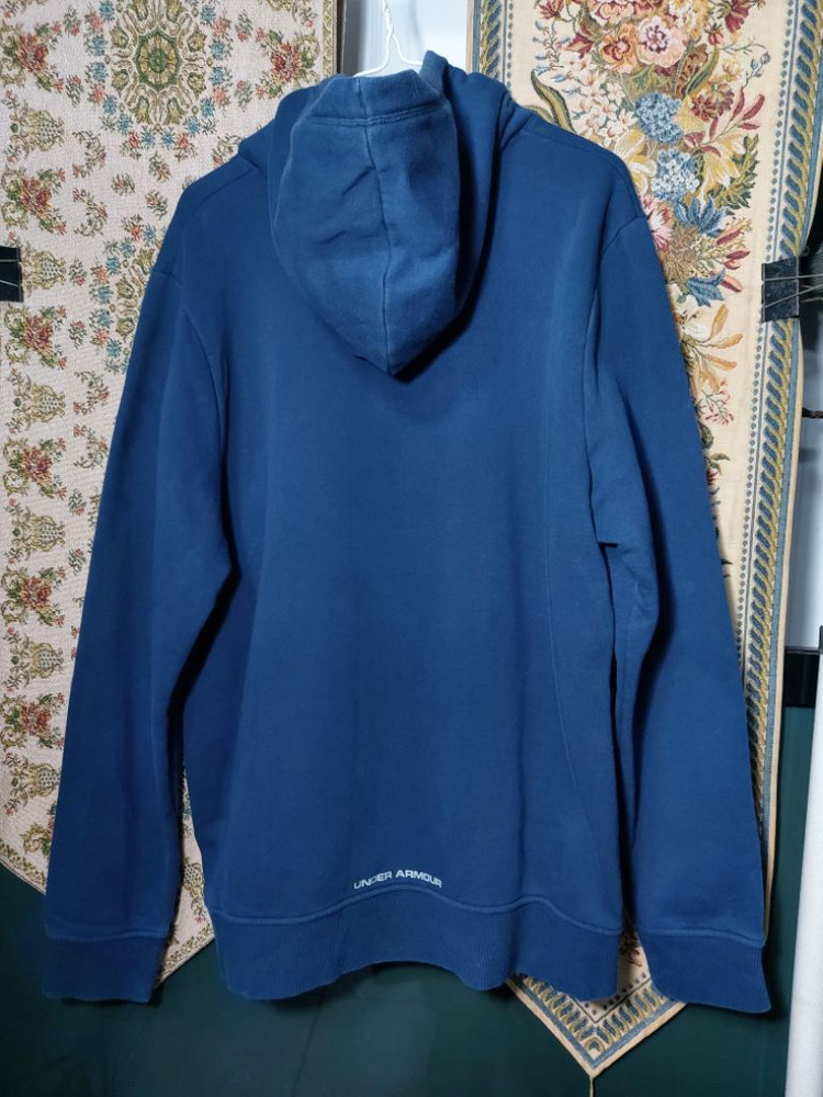 M 언더아머 루즈핏 기모 후드티 상태A--1