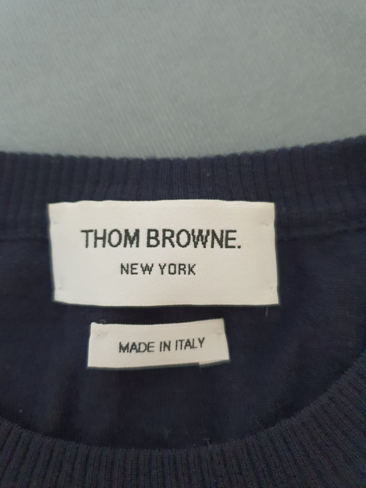 톰브라운 메리노 울 니트--1