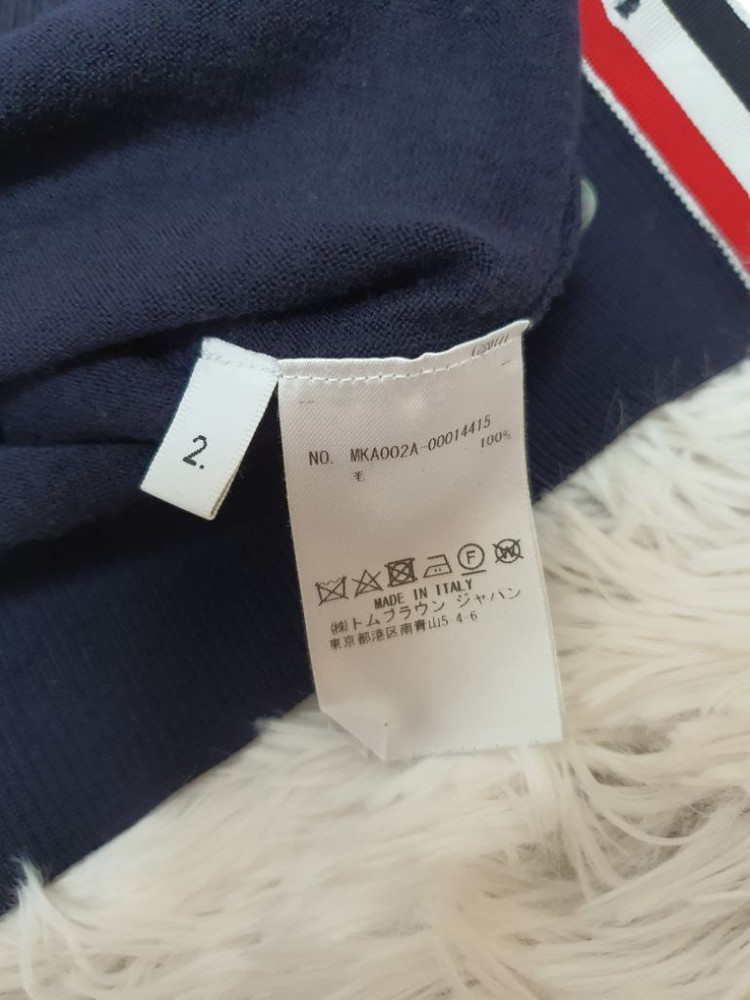 톰브라운 메리노 울 니트--2