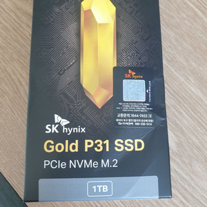 sk하이닉스 p31 m2 ssd 1tb 사용1달