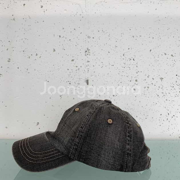 폴로 랄프로렌 90s 데님 가죽스트랩 볼캡 92726--2