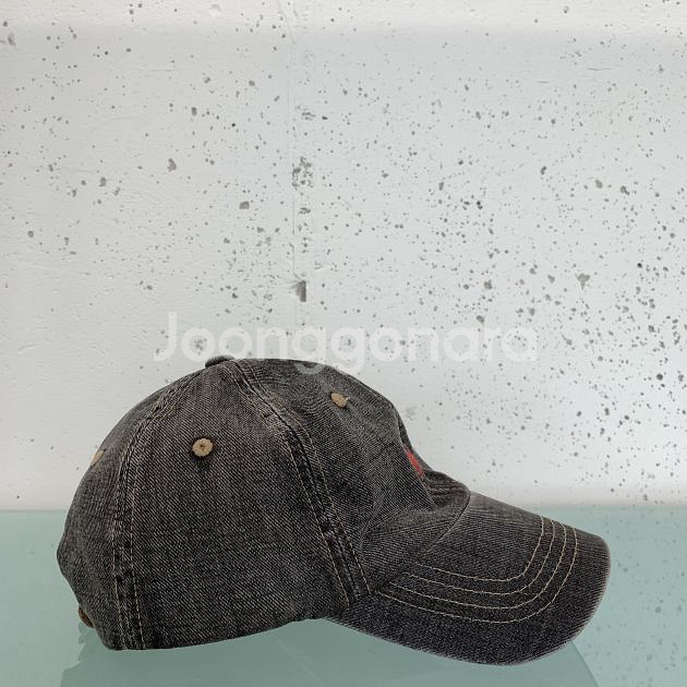 폴로 랄프로렌 90s 데님 가죽스트랩 볼캡 92726--4