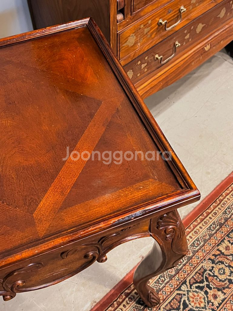 엔틱티테이블,엔틱협탁,빈티지가구,코너협탁--3