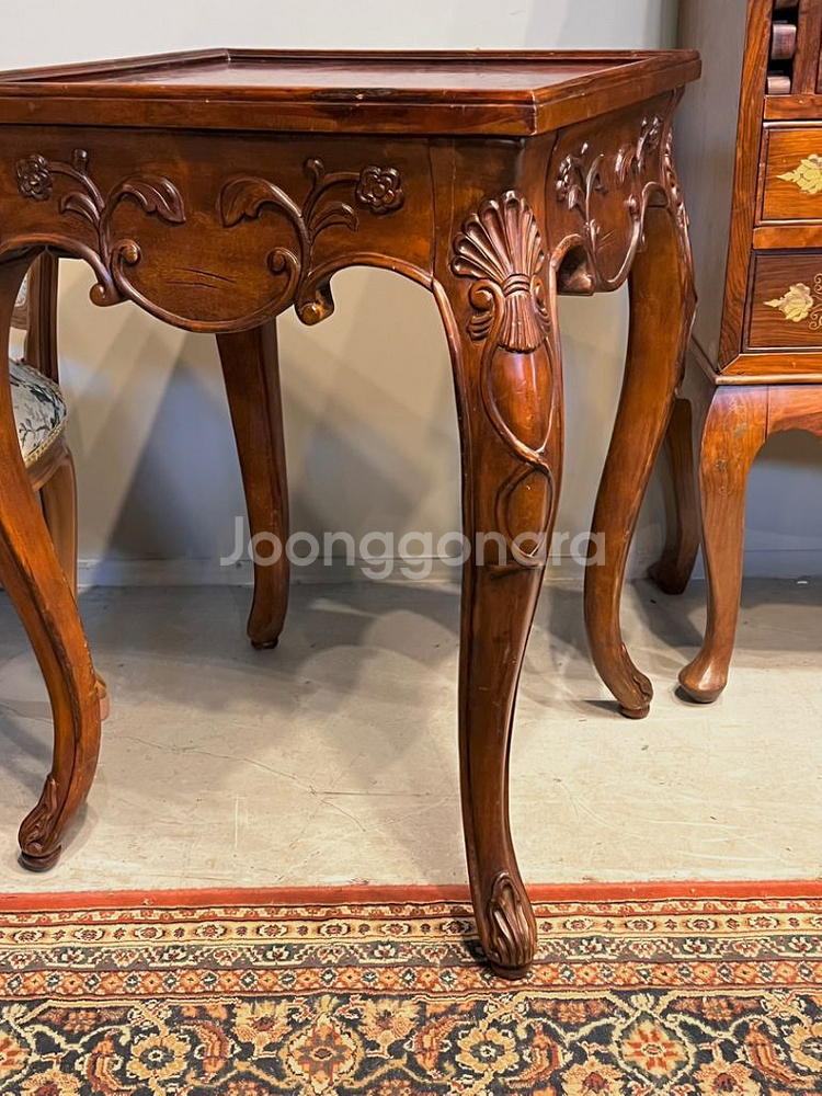 엔틱티테이블,엔틱협탁,빈티지가구,코너협탁--7