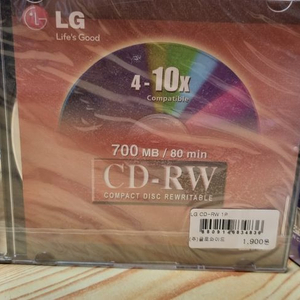 LG CD -RW 1P 새상품