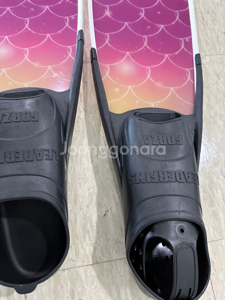 프리다이빙 롱핀 35-36 리더핀 아이스 머메이드--4