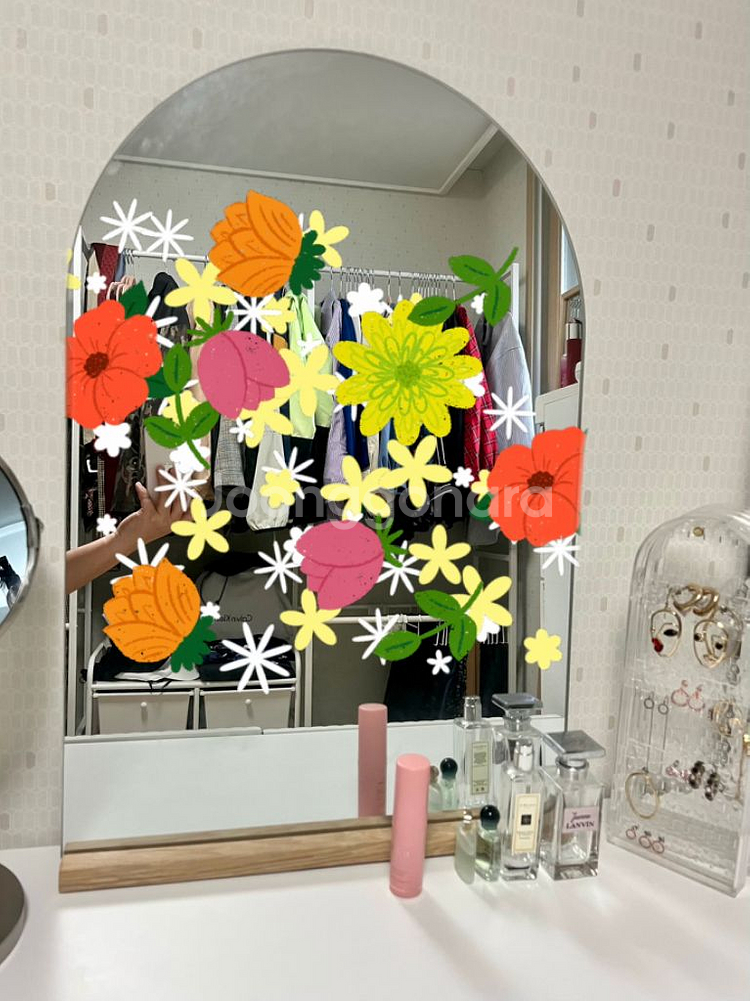 메종드꼼마 화장대 거울 M--1