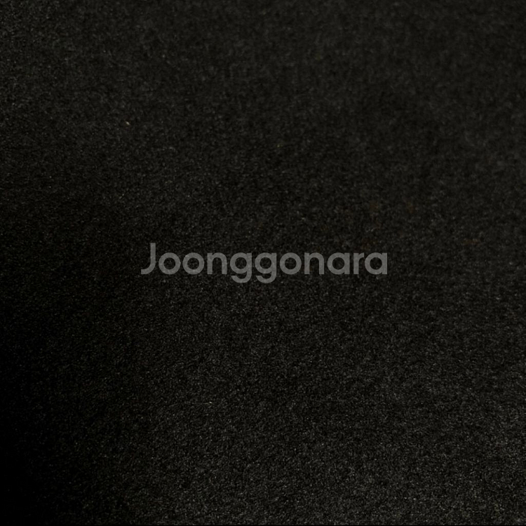 블랙 모직 털 원단--3