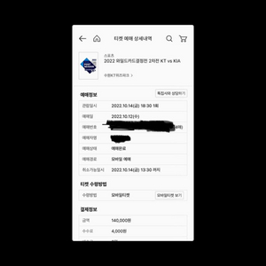 10/14 기아 kt 와일드카드 2차전 230구역 급처