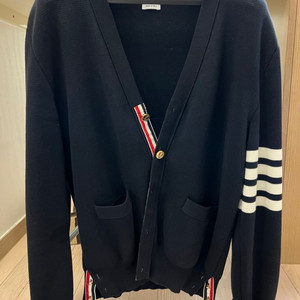 톰브라운 밀라노스티치 가디건 네이비 2사이즈