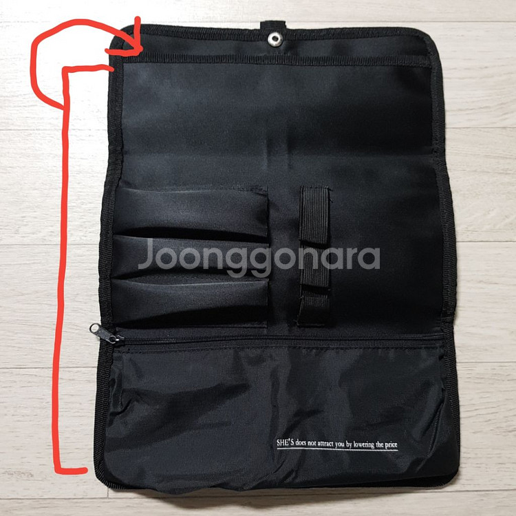 검은색 다용도 파우치 새상품--5