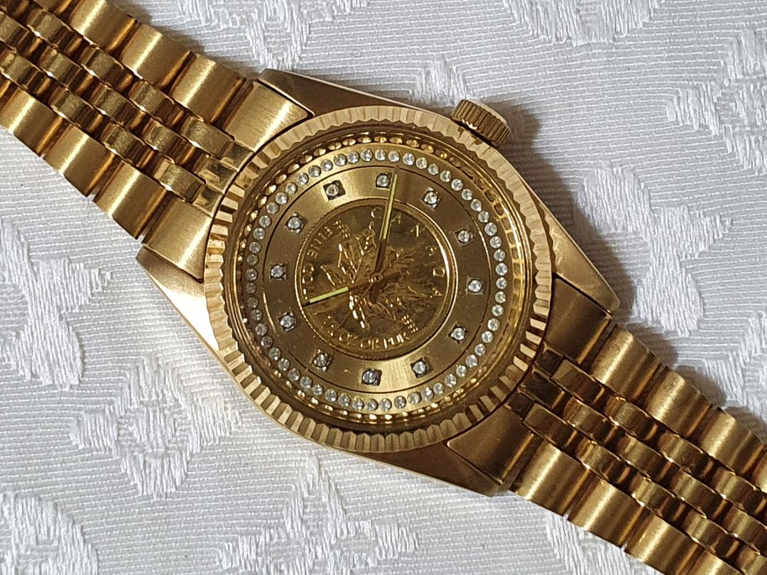 희소 스위스제 RODANIA 파인골드 코인워치 전시품 | 중고나라 - 안심되는 중고거래