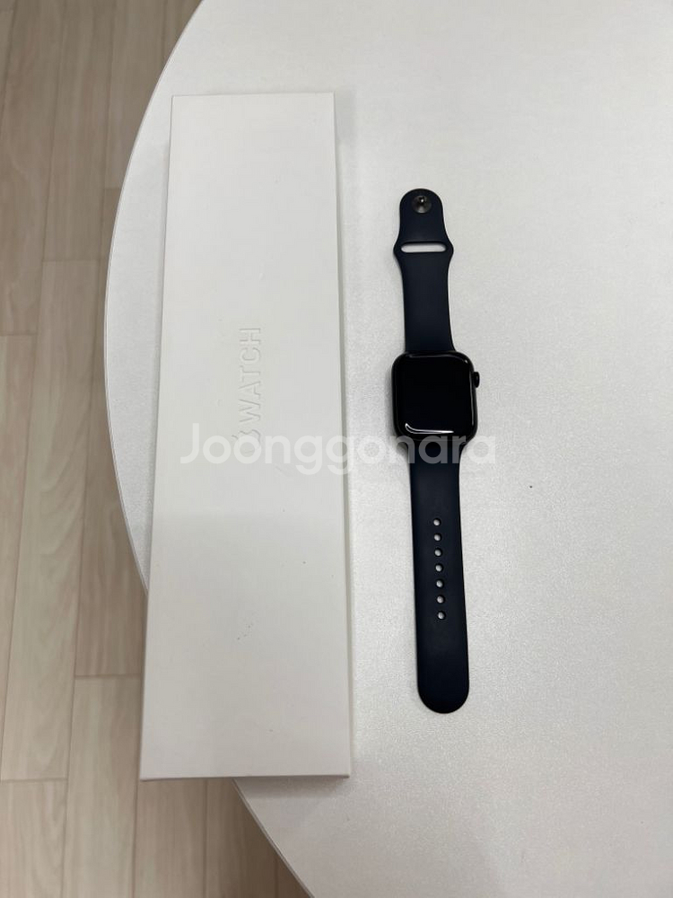 애플워치45mm 미드나이트 gps 팝니다--1