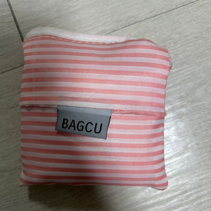 BAGGU 핑크 줄무늬 장바구니