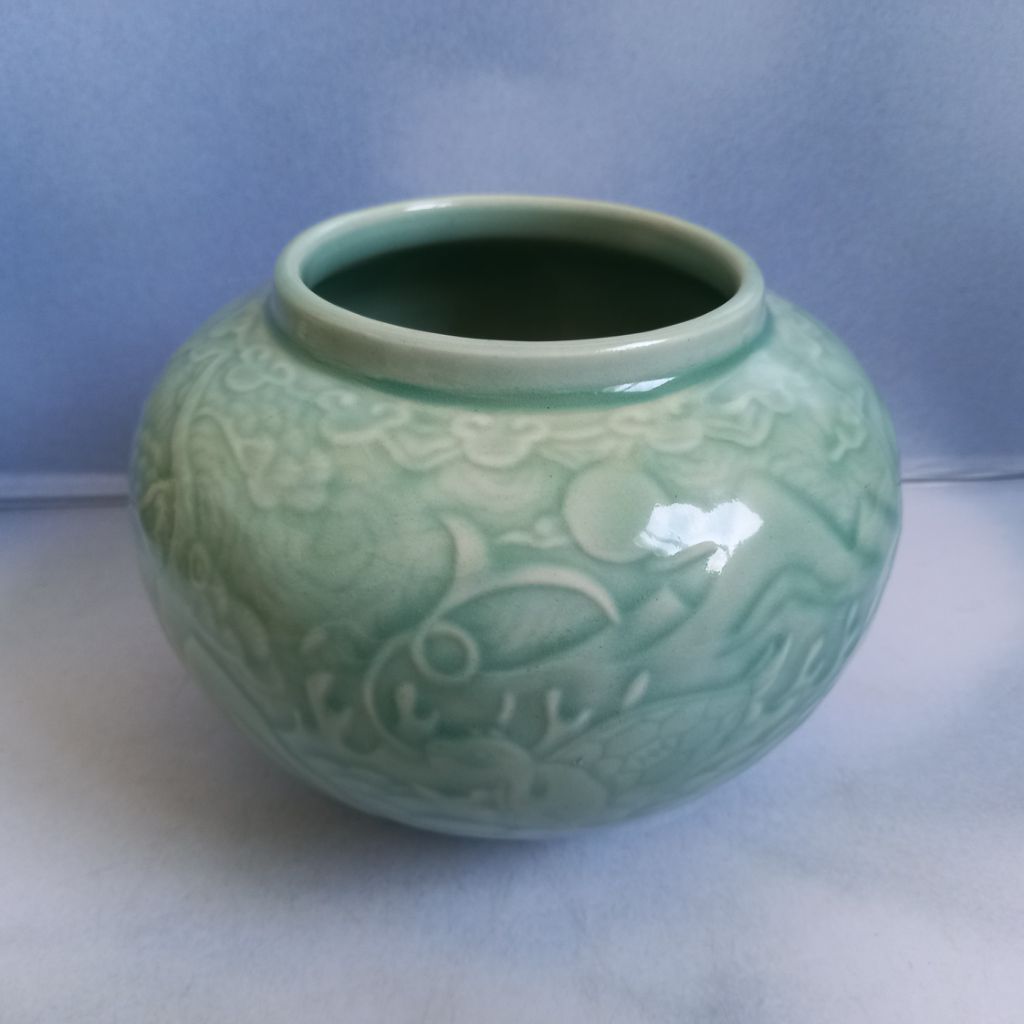 청자 양각 음각 학 두루미 용 거북이 도자기 도기 | 중고나라 - 안심되는 중고거래
