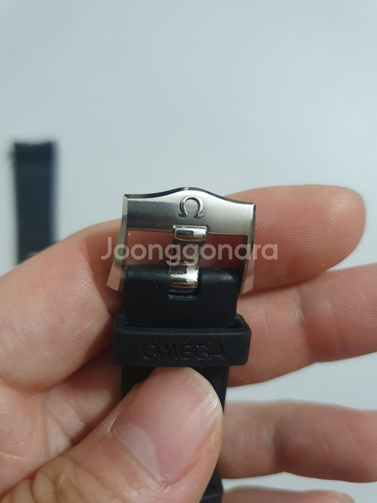 오메가 신형씨마스터 러버밴드 핀버클--1