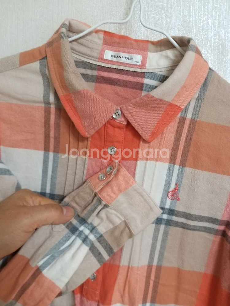 여성 빈폴 겨울 체크셔츠 (90)--2