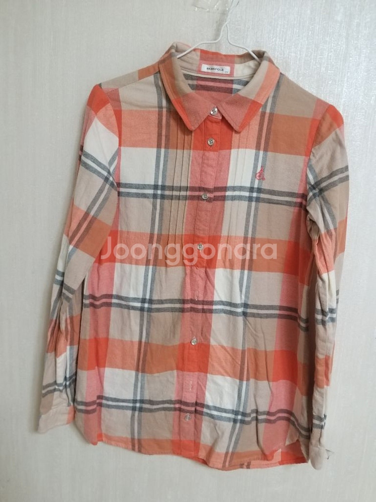 여성 빈폴 겨울 체크셔츠 (90)--5