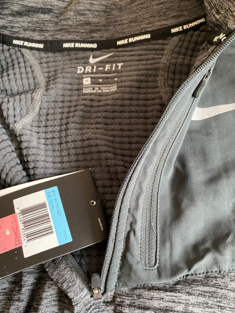 나이키 써마 스피어 엘레멘트 하프집업 러닝 티셔츠--3