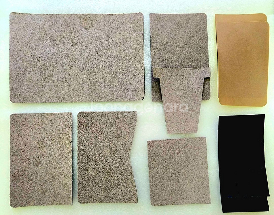 가죽지갑 diy세트, 완제품--1