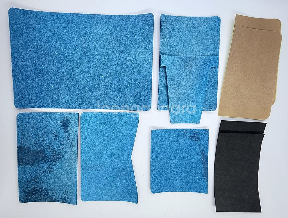 가죽지갑 diy세트, 완제품--3