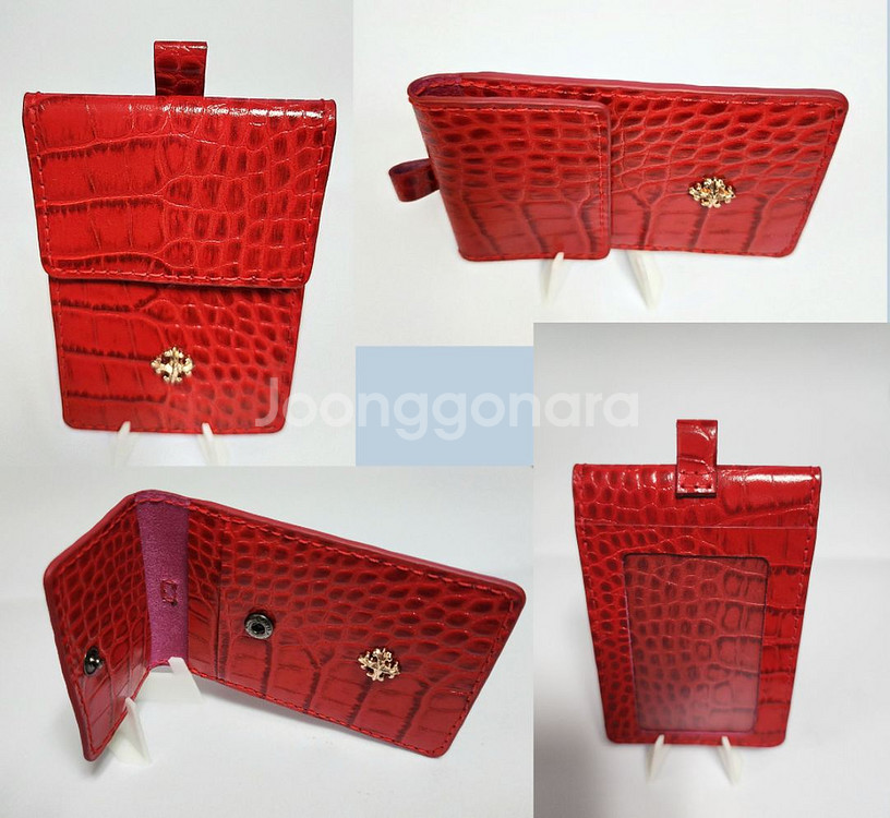 가죽지갑 diy세트, 완제품--4