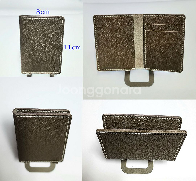 가죽지갑 diy세트, 완제품--6